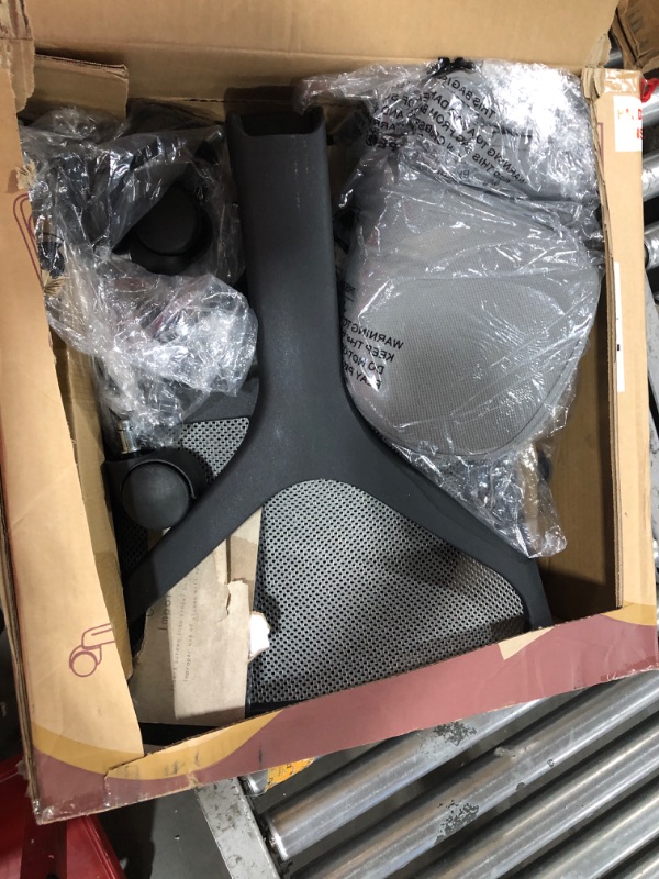 Photo 1 of BestOffice Executive Desk Chair for Office which is Ergonomically Made with Armrest & Lumbar Support, Mesh & Foam (Black)

