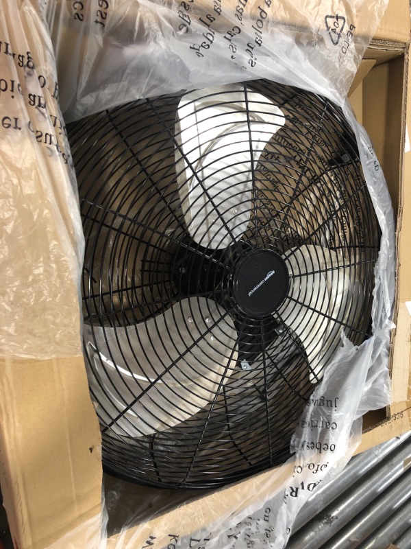 Photo 2 of AmazonCommercial HVF20-SP Industrial Fan, 20", Black