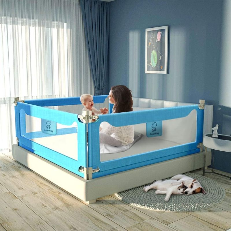 Photo 1 of Bed Rails for Toddlers,Upgrade Baby Bed Rail Guard Height Adjustable Specially Designed for Twin, Full, Queen, King Size