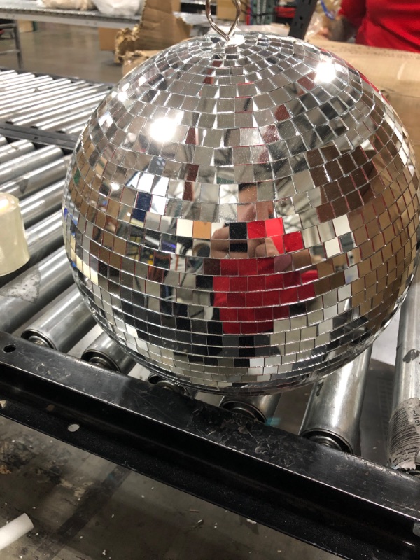 Photo 2 of 8" Mirror Disco Ball Great for a Party or Dj Light Effect Christmas
