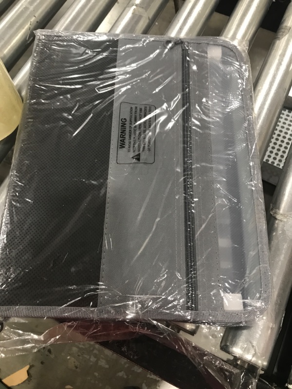 Photo 1 of BLACK AND GREY PLASTIC  BINDER 