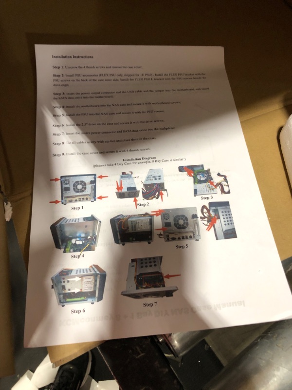 Photo 3 of **MISSING KEY STILL OPENS**
KCMconmey 8 + 2 Bay DIY NAS Case, Network Attached Storage Enclosure.