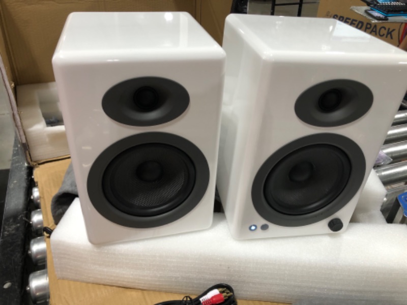 Photo 9 of Audioengine A5+ Wireless Bluetooth Speaker System (Hi-Gloss White, Pair)