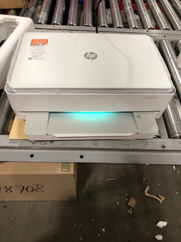 Photo 3 of HP ENVY 6055e All-in-One Wireless Color Printer, with bonus 6 months free Instant Ink (223N1A), white
