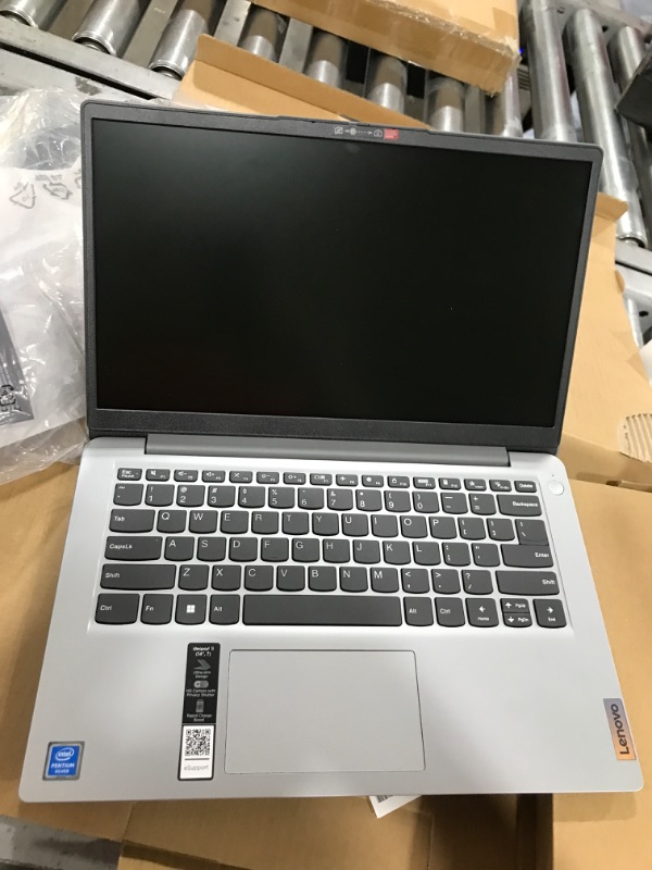 Photo 2 of Lenovo IdeaPad 1i Laptop 14" HD Display, Intel Pentium Silver N5030 Processor(4-Core, up to 3.1 GHz), 4GB RAM, 128GB NVMe SSD + 128GB eMMC, 10Hr Battery Life, Win 11 S w/1 Year Microsoft 365
