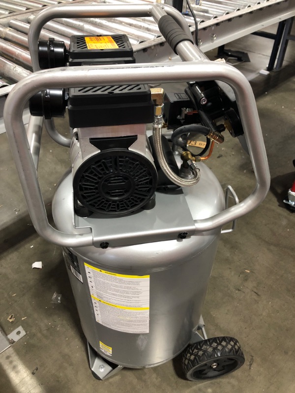 Photo 3 of 20 Gal. Vertical Electric-Powered Silent Air Compressor
