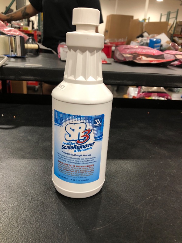 Photo 2 of 3X:Chemistry 99010 SR3 Scale Remover and Tile Cleaner, 96 Fl Oz (Pack of 1)