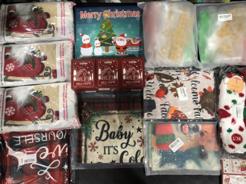 Photo 2 of (CHRISTMAS THEME) LOT BOX --- MISC ITEMS ---  AS IS