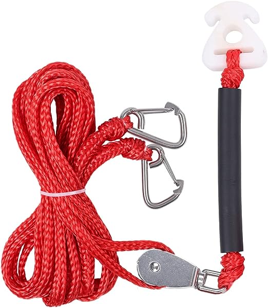 Photo 1 of DockMoor Wakeboard Rope Water ski Rope 75 ft 4 Sections with Watersports Boat Self Centering Tow Harness 12 ft for Boat Tubing, Waterskiing,Wakeboarding

