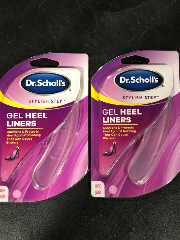 Photo 2 of Dr. Scholl’s Stylish Step Gel Heel Liners, 1 Pair - One size fits all - 2 Pack 
