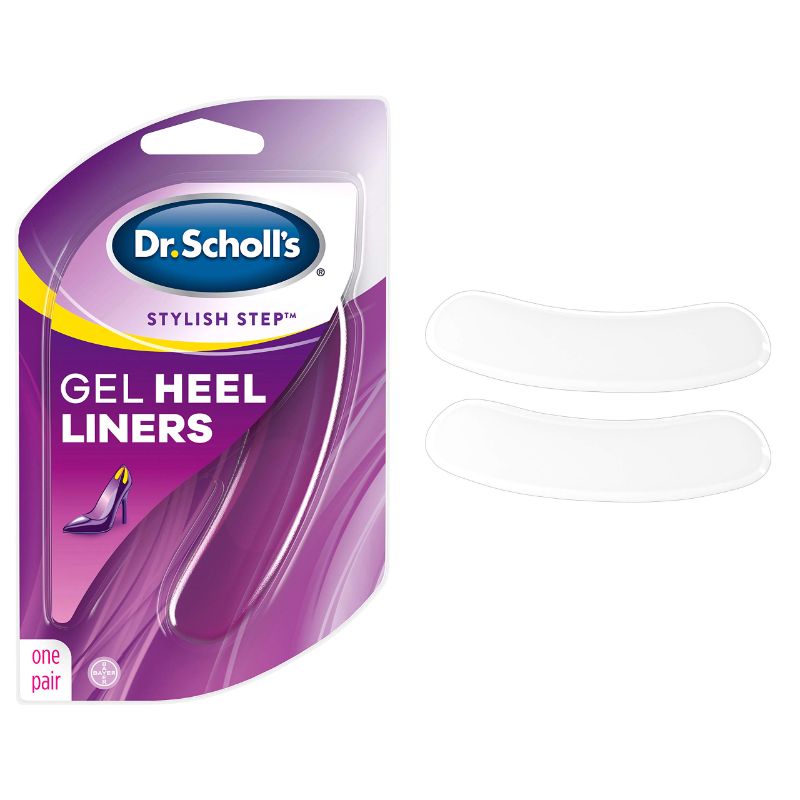 Photo 1 of Dr. Scholl’s Stylish Step Gel Heel Liners, 1 Pair - One size fits all - 2 Pack 