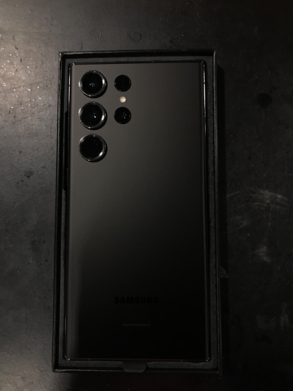 Photo 1 of SAMSUNG Galaxy S23 Ultra Cell Phone, Factory Unlocked Android Smartphone, 512GB Storage, 200MP Camera, Night Mode, Long Battery Life, S Pen, US Version, 2023 Phantom Black Phantom Black 512GB S23 Ultra - OPENED FOR PICTURES - BRAND NEW 