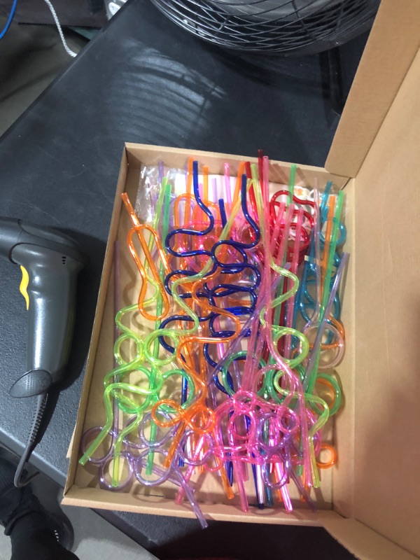 Photo 2 of 24 Pack Race Car Reusable Straws Kids Party Favors Birthday Speed Rally Racing Party Supplies Favor Drink Markers Bands 2 Cleaning Brushes 6 Colors Straws
