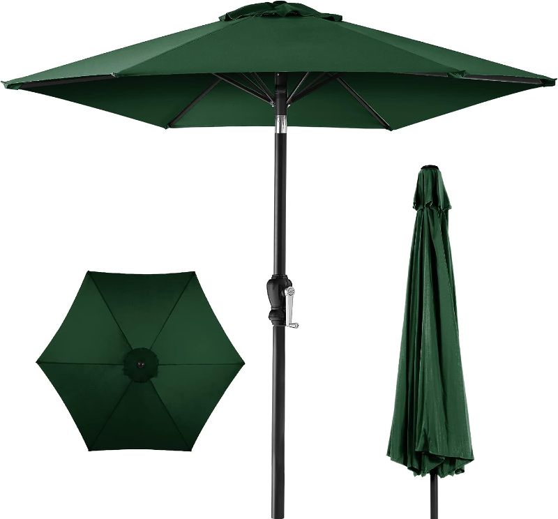 Photo 1 of 6.5Ft Patio Umbrella Green