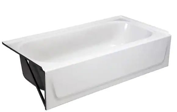 Photo 1 of Aloha 60 in. x 30 in. Soaking Bathtub with Left Drain in White
