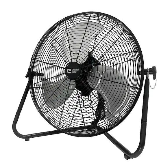 Photo 1 of 20 in. 3-Speed High Velocity Floor Fan
