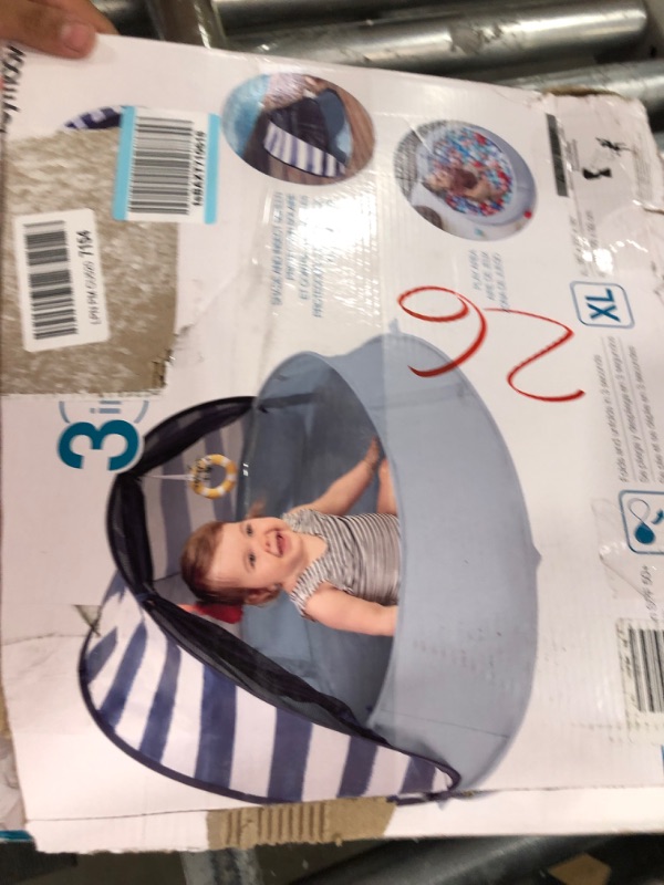 Photo 1 of Babymoov Aquani Tent & Pool 3 in 1 Pop Up Tent, Kiddie Pool and Play Area (Summer 2023 Essential), Marine, One Size Playpen & Pool Marine