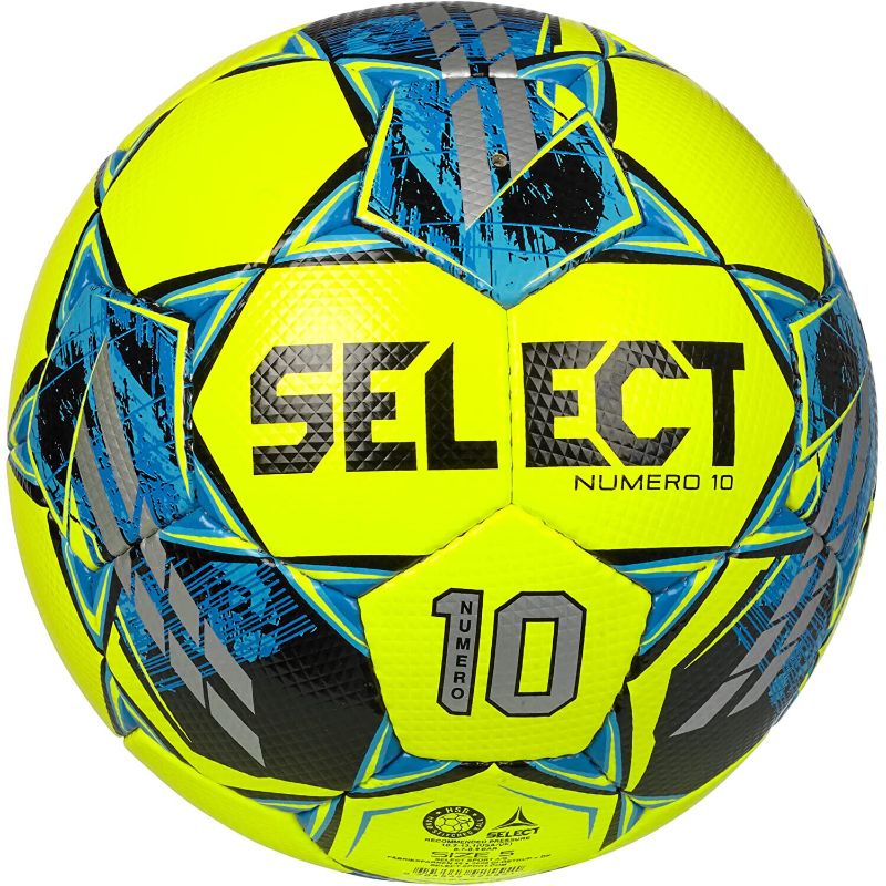 Photo 1 of 1 - Select Numero 10 Soccer Ball 22 - Yellow/Blue-5
