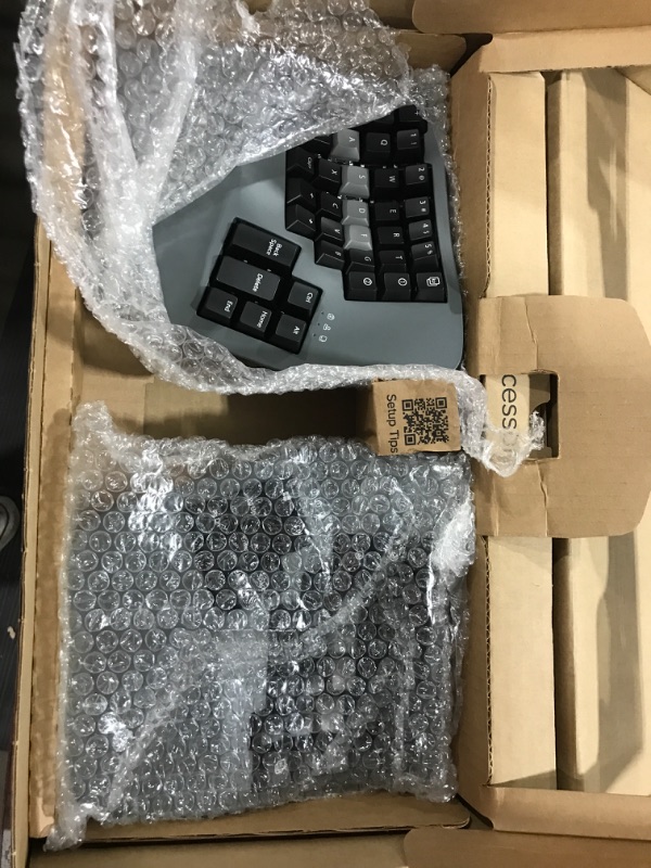 Photo 2 of KINESIS Advantage360 Professional Split Ergonomic Keyboard - Bluetooth | Mechanical Switches | Fully Programmable Open Source | Contoured Shape | Adjustable Tenting | Backlit Professional (Bluetooth)