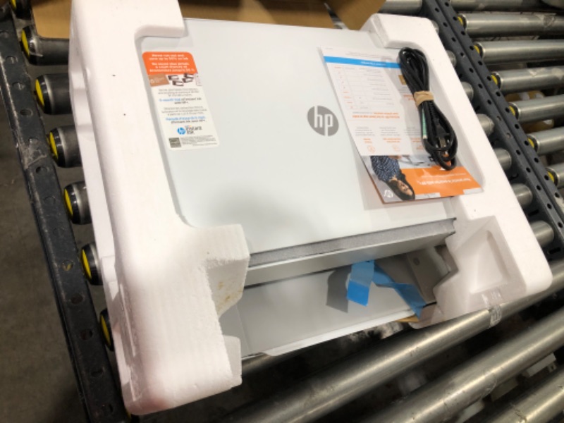 Photo 2 of HP ENVY 6055e Wireless Color Inkjet Printer, Print, scan, copy, Easy setup, Mobile printing, Best for home, Instant Ink with HP+,white New