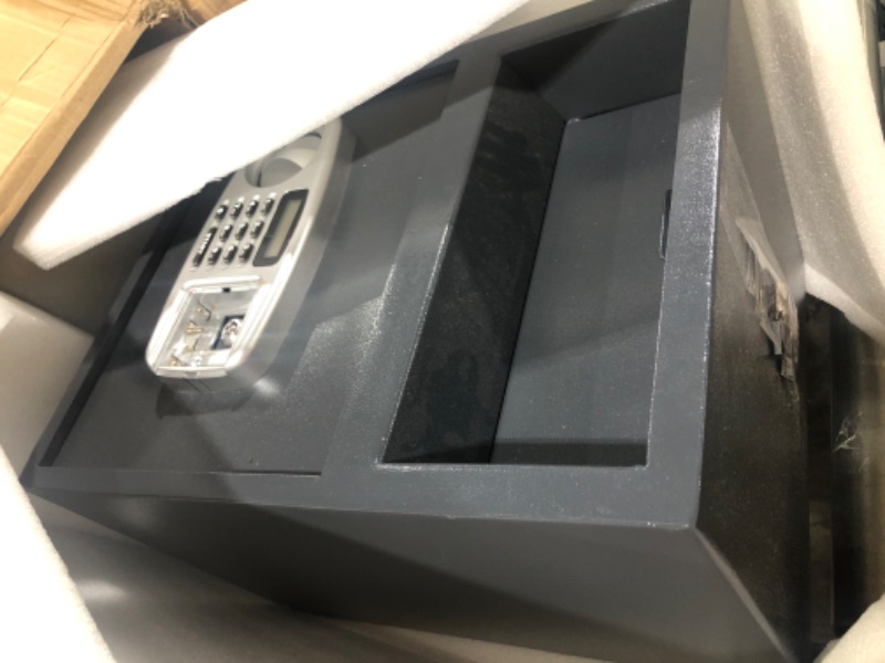 Photo 1 of 2.5 Cub Security Business Safe and Lock Box with Digital Keypad,Drop Slot Safes with Front Load Drop Box for Money and Mail,Business