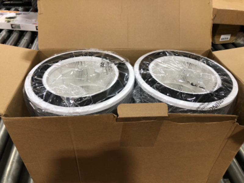 Photo 1 of Cleangela 2-PACK HP200 True HEPA Replacement Filter Compatible with Shark HP201 HP202 Air Purifier MAX, Compare to # HE2FKBASMB & HE2FKBAS HP200 Filters