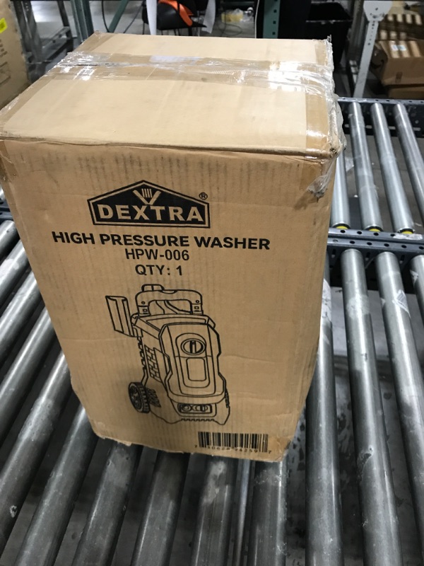 Photo 4 of Dextra Electric Pressure Washer, 3000PSI 2.4 GPM Power Washer with Hose Reel, 4 Nozzles, Soap Tank, Telescopic Handle, Car Pressure Washer Machine for Driveways Patios Fences Cleaning