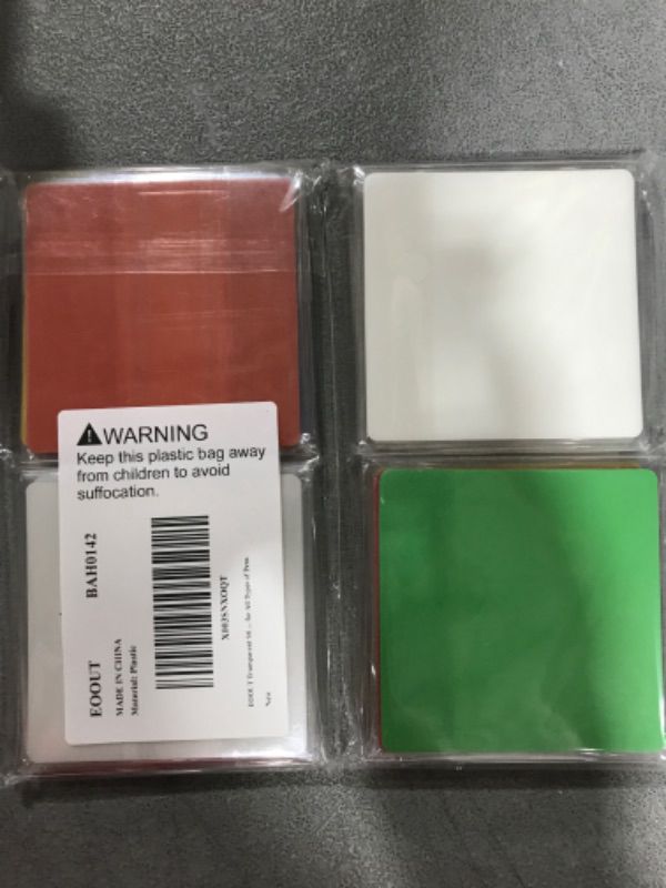 Photo 1 of EOOUT Transparent Sticky Notes Upgraded Material, 10 Pack 3x3 Inches Translucent Clear Sticky Pads Smooth Writing Quick Drying for Book Study Office School Supplies, Suitable for All Types of Pens- 2 PACK 