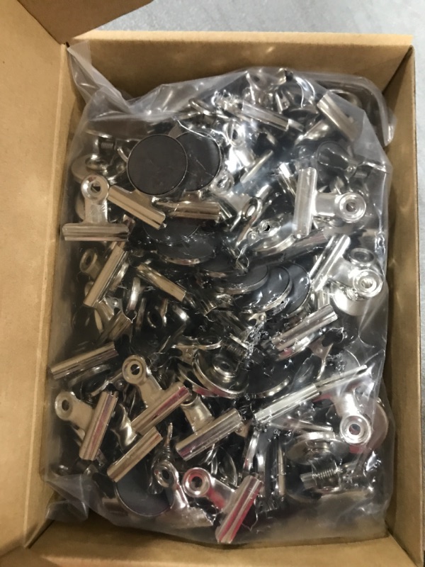 Photo 1 of 100 PACK MAGNETIC CLIPS