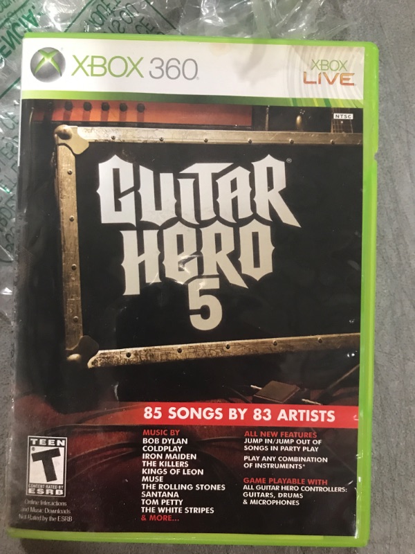 Photo 2 of Guitar Hero 5 - Xbox 360 (Game only) Xbox 360 Game only