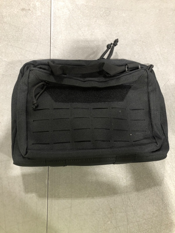 Photo 1 of AMYIPO Tactical Pistol Case Hunting Shooting Range Bag Soft Handgun Case Tactical Gun Range Bag Black