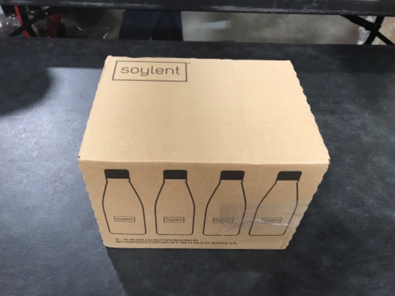 Photo 2 of Soylent Plant Based Original Meal Replacement Shake, Contains 20g Complete Vegan Protein, Ready-to-Drink, 14oz, 12 Pack
