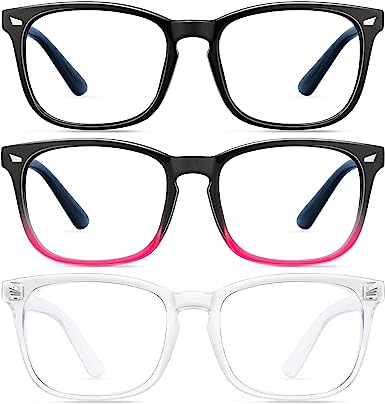 Photo 1 of ZZD Blue Light Blocking Glasses for women/men 3Pack Computer Reading/Gaming/TV/Phones Glasses
