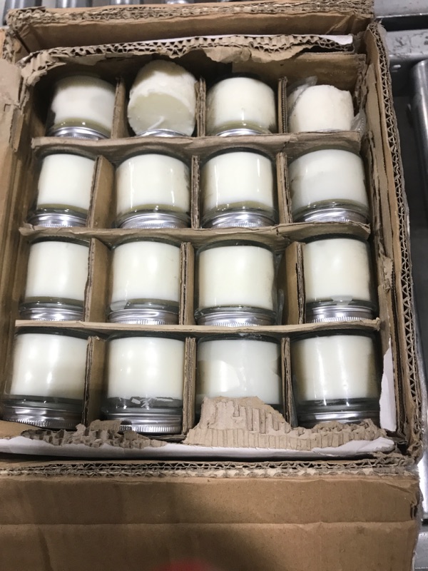 Photo 1 of 48 Pack Mini Mason Jar Candles 4 oz Small Lavender Scented Jar Candles in Bulk Wax Stress Relief Aromatherapy Candles for Wedding Birthday Gifts Bridal Baby Shower Party Favors
