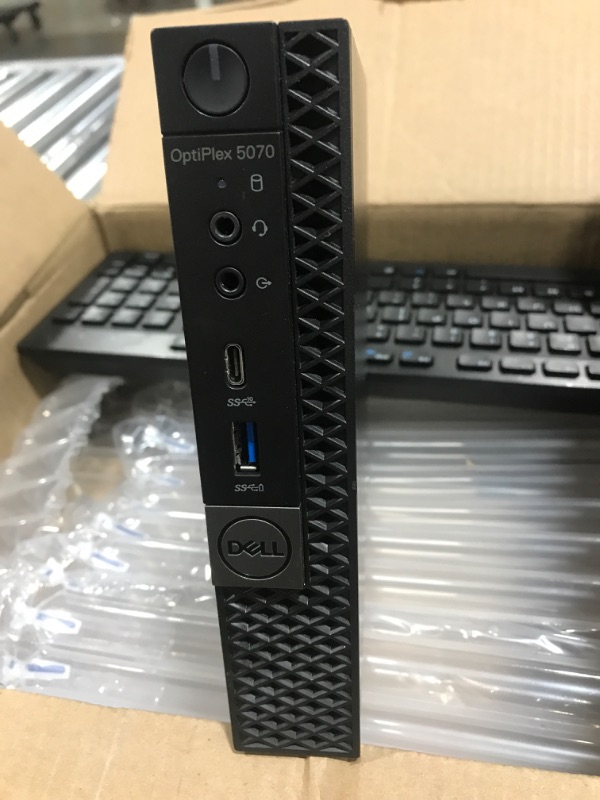 Photo 3 of Dell Optiplex 5070 Micro MFF Desktop PC Intel i5-9500T, 16GB DDR4 New 512GB M.2 NVMe SSD, WiFi BT HDMI New KB & Mouse Windows 11 Pro (Renewed) Dell 5070