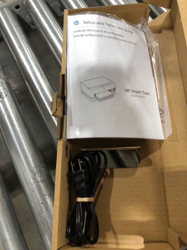 Photo 1 of HP Smart -Tank 6001 Wireless All-in-One Cartridge-free Ink Printer, up to 2 years of ink included, mobile print, scan, copy (2H0B9A)