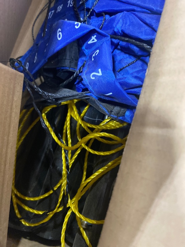 Photo 1 of GSE Portable Badminton Volleyball Combo Set for Backyard Lawn/Beach with Volleyball/Badminton Net, PU Volleyball with Pump, 4 Badminton Rackets, 3 Shuttlecocks and Carrying Bag Recreational Volleyball Set