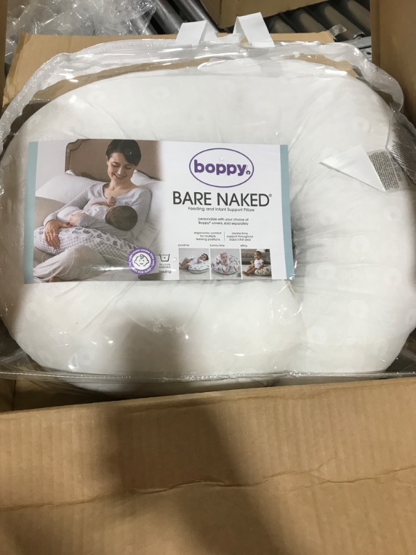 Photo 2 of Boppy Bare Naked Original Support Nursing Pillow, Ergonomic Breastfeeding, Bottle Feeding and Bonding, with Firm Hypoallergenic Fiber Fill, Support Only Covers Sold Separately
