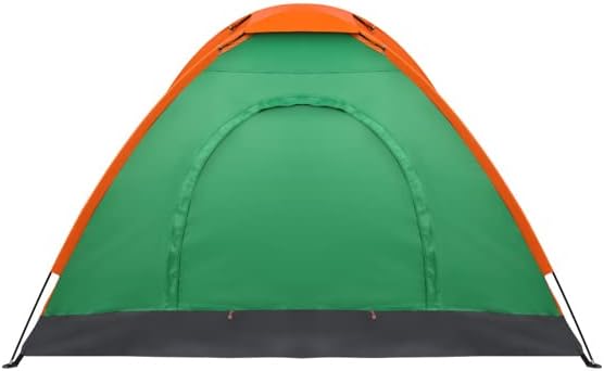 Photo 1 of 2-Person Waterproof Camping Dome Tent for Outdoor Hiking Survival Orange & Green, for Camping 4 Season Waterproof Ultralight Backpacking Tent 2 People Double Layer All Weather Easy Setup Tents *ALL ORANGE*