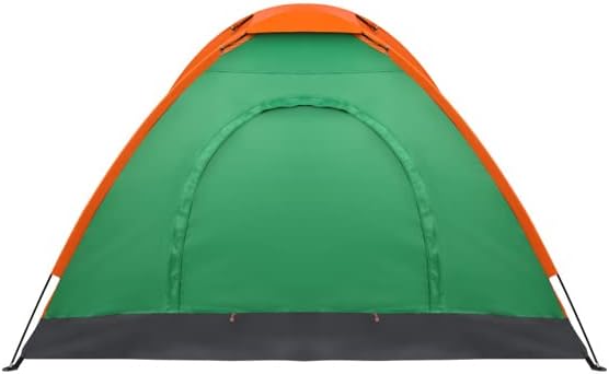 Photo 1 of 2-Person Waterproof Camping Dome Tent for Outdoor Hiking Survival Orange & Green, for Camping 4 Season Waterproof Ultralight Backpacking Tent 2 People Double Layer All Weather Easy Setup Tents *ALL ORANGE*