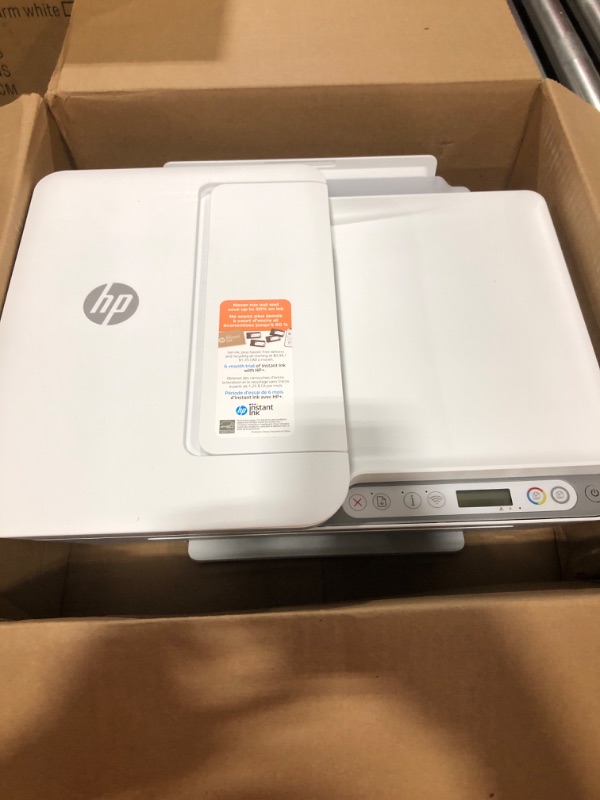 Photo 3 of HP DeskJet 4133e All-in-One Printer with Bonus 6 Months of Instant Ink,White
