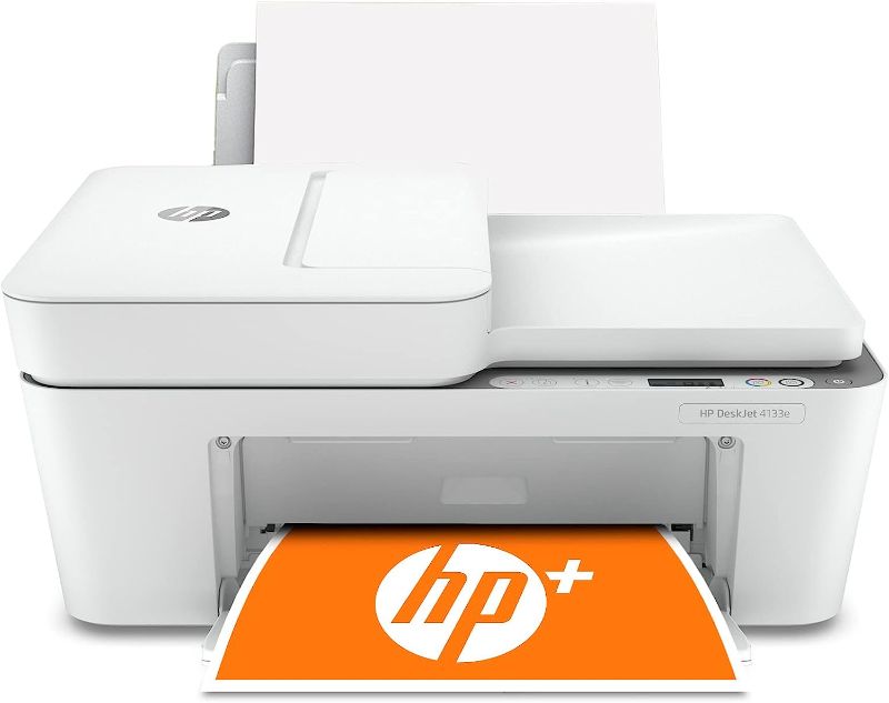 Photo 1 of HP DeskJet 4133e All-in-One Printer with Bonus 6 Months of Instant Ink,White
