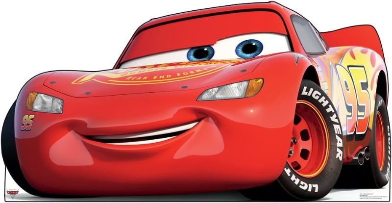 Photo 1 of Advanced Graphics Lightning McQueen Life Size Cardboard Cutout Standup - Disney Pixar's Cars 3 (2017 Film)
