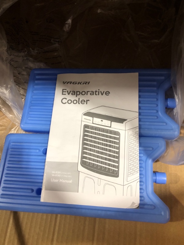 Photo 4 of Evaporative Cooler, VAGKRI 2100CFM Air Cooler, 120°Oscillation Swamp Cooler with Remote Control, 24H Timer, 3 Wind Speeds for Outdoor Indoor Use,8 Gallon
