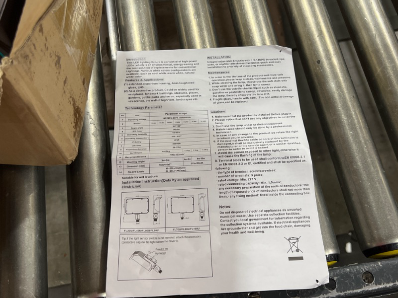 Photo 5 of 2Pack Dusk to Dawn Outdoor 100W LED Flood Light with Knuckle, 14000LM 1000W Equivalent, 100-277V 5000K Daylight, ETL Commercial Waterproof LED Flood Light Fixture, Security Lighting for Parking Lot