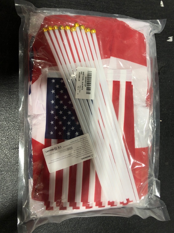 Photo 1 of 10 SET OF AMERICAN FLAGS 