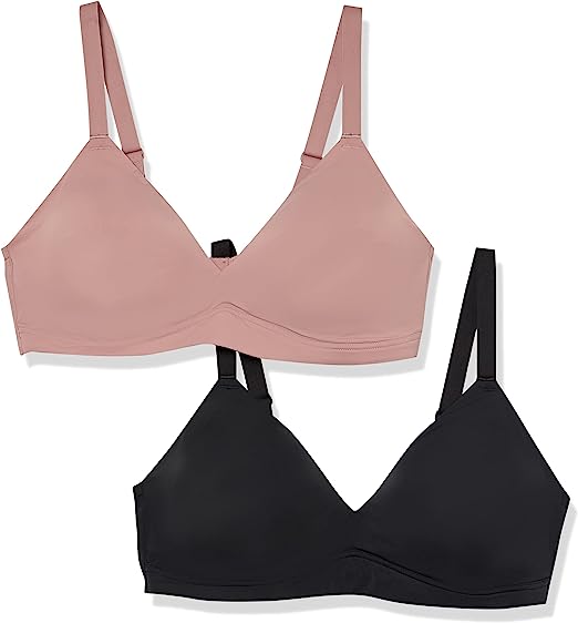 Photo 1 of Amazon Essentials Women's Padded Bralette, Pack of 2
SIZE 12 