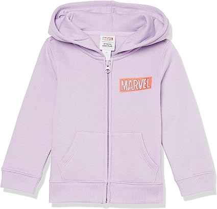 Photo 1 of Amazon Essentials Disney | Marvel | Star Wars | Princess Girls and Toddlers' Fleece Zip-Up Hoodie Sweatshirts XXL