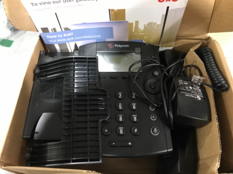 Photo 1 of Polycom VVX 311 Corded Business Media Phone System - 6 Line PoE - 2200-48350-025 - Replaces VVX 310 --- UNABLE TO TEST
