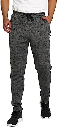 Photo 1 of HODOSPORTS Mens Fleece Sweatpants Zipper Pockets Joggers Workout Pants MEDIUM